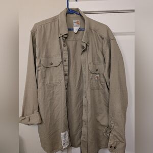 Carhartt Men's Tan FR Shirt